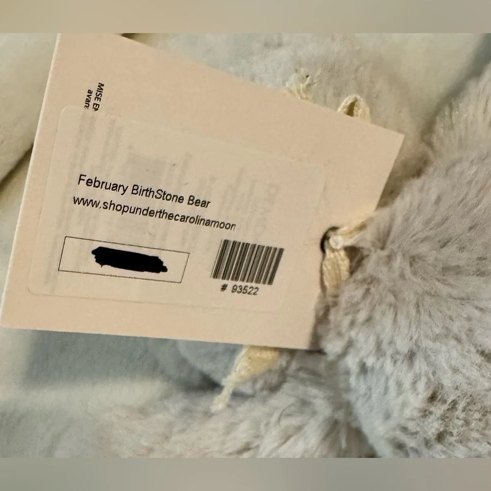 Demdaco - February Birthstone Plush Bear